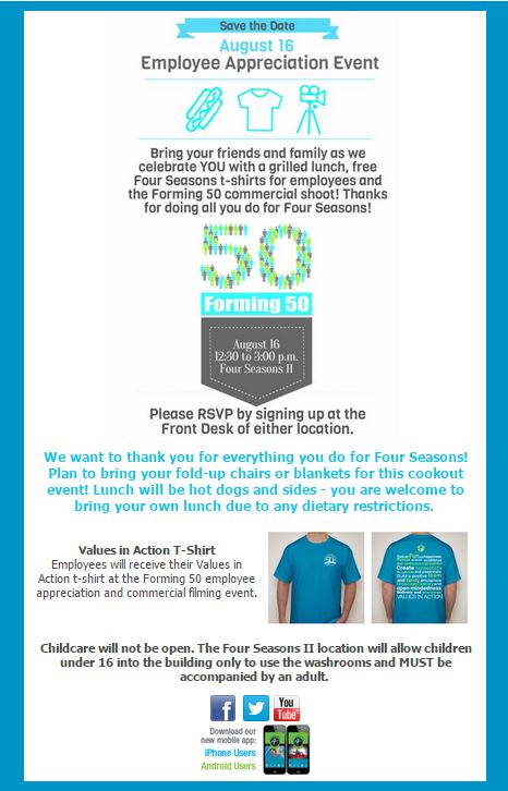 employee appreciation flyers