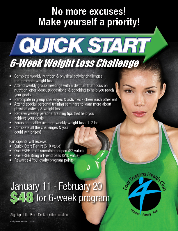Quick Start Challenge flyer 2016
