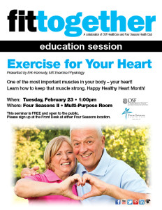 Fit Together - Exercise Your Heart flyer