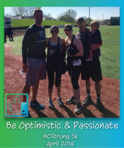 Polaroid Photo Frame Be Optimistic and Passionate