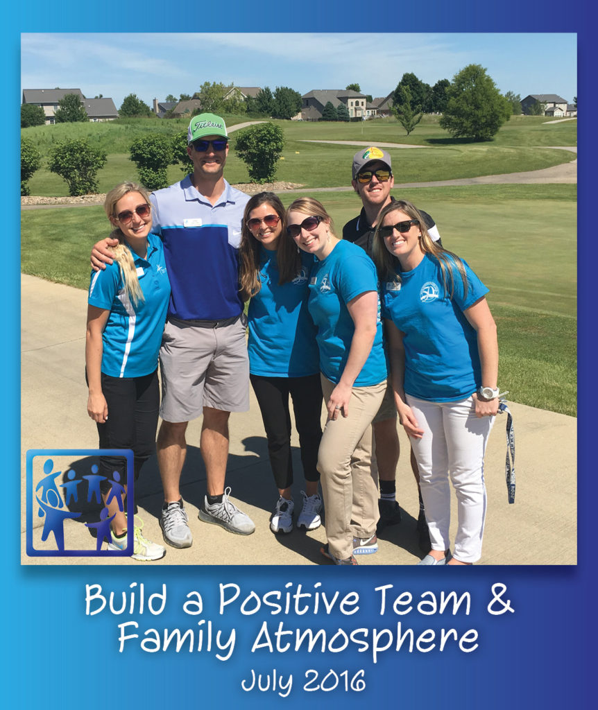 Polaroid Photo Frame Positive Team and Family Atmosphere