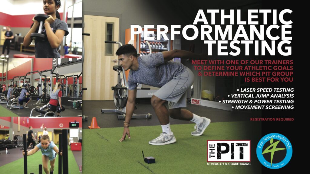 Athletic performance testing at The PIT at Four Seasons