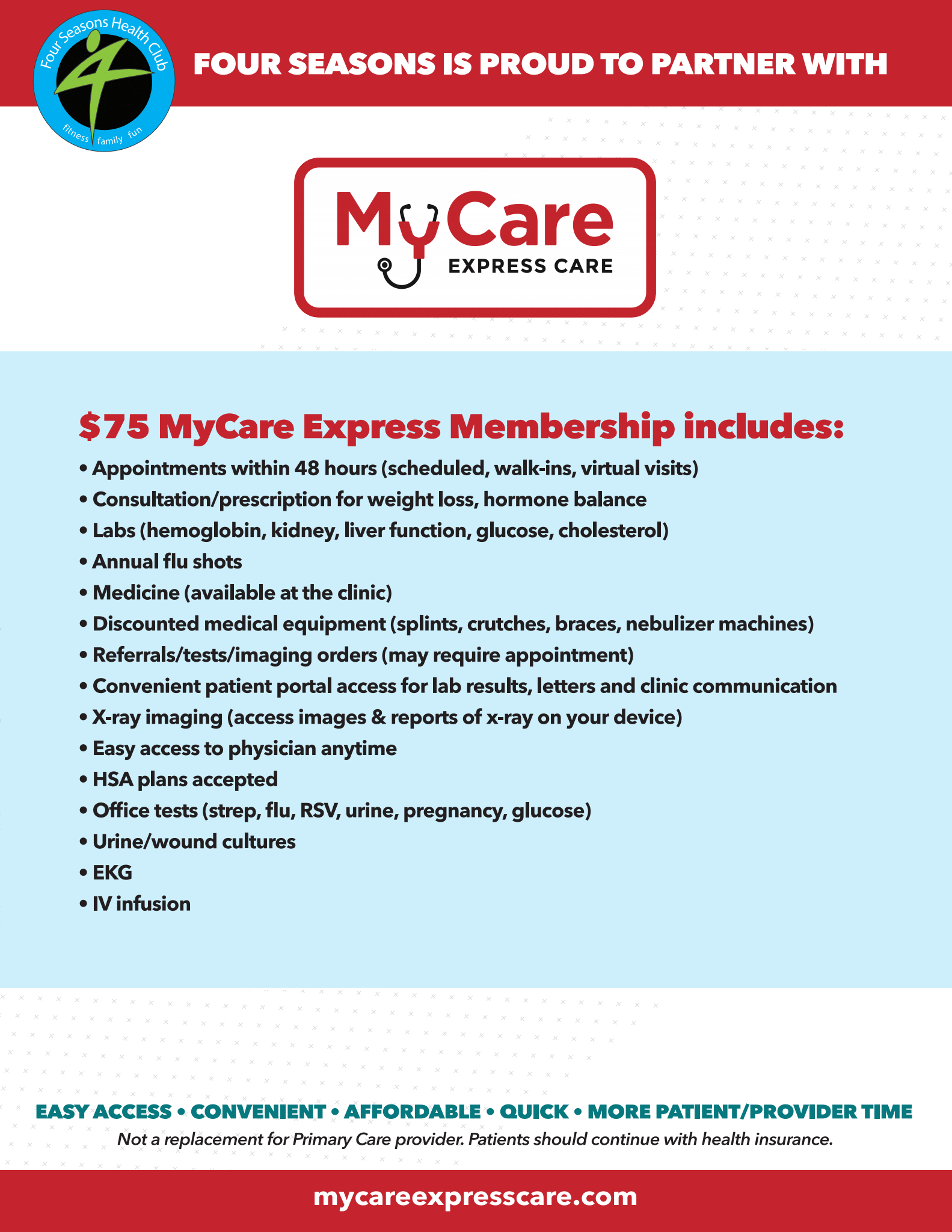 MyCare Pricing